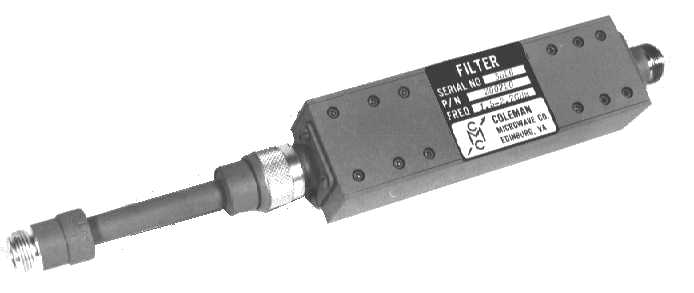 Fixed Coax Bandpass Filters