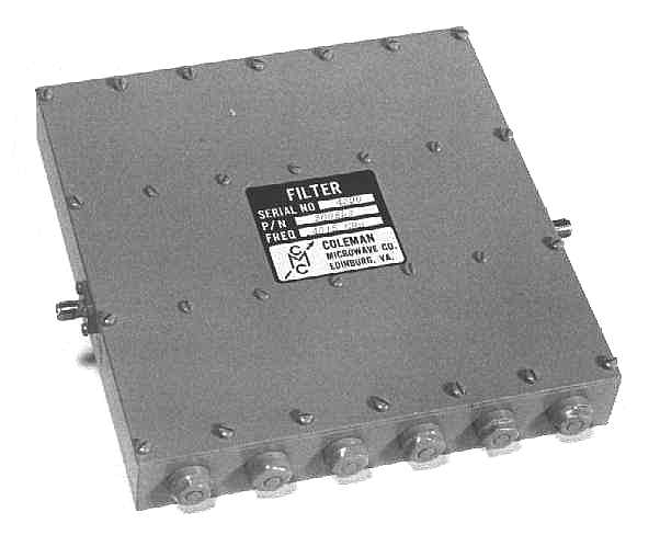 Fixed Coax Bandpass Filters